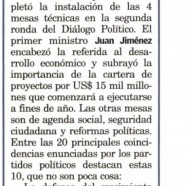 De coincidencias a mandamientos
