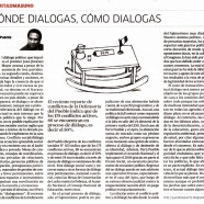 Dónde dialogas, cómo dialogas. Por Juan de la Puente
