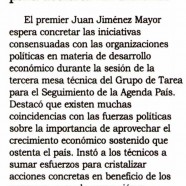 “Los políticos y técnicos deben sumar esfuerzos para acelerar inversiones”