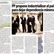 PP propone industrializar al país para dejar dependencia minera
