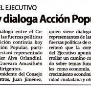 Hoy dialoga Acción Popular