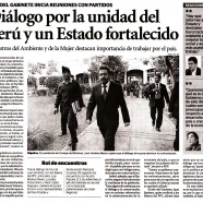 Diálogo por la unidad del Perú y un estado fortalecido