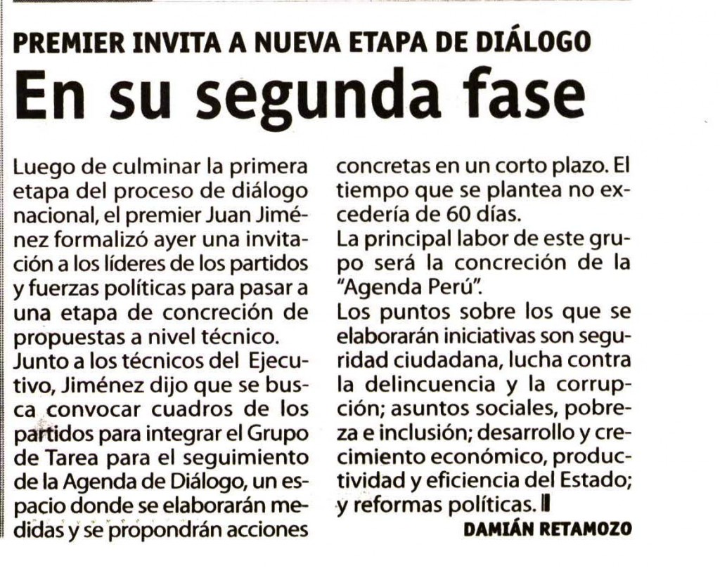 En su segunda fase