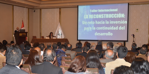 CENEPRED organiza taller internacional sobre experiencias en procesos de reconstrucción pos desastres