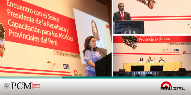 Presidencia del Consejo de Ministros recibe a 195 nuevos alcaldes provinciales de todo el Perú