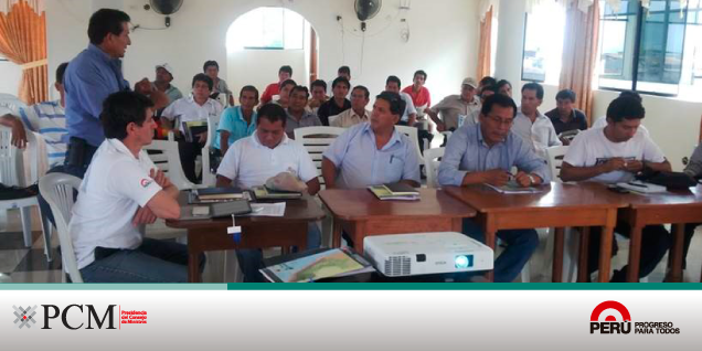 PCM organiza Mesa de Trabajo entre productores agrarios de zona del Huallaga y entidades de Gobierno