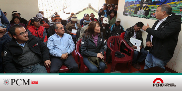 Gobierno Central se compromete a erradicar pobreza extrema en Challhuahuacho
