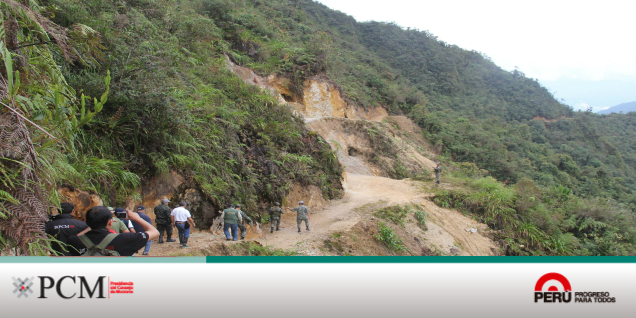 Comisión Multisectorial de la PCM realiza inspección en la Cordillera del Cóndor
