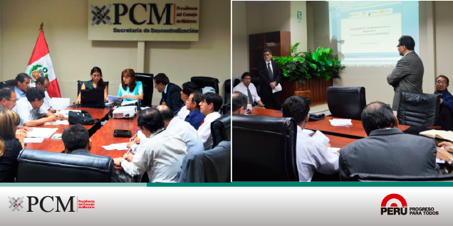 Comisión  Interinstitucional  para reubicación de ciudad de Cerro de Pasco avanza con estudios