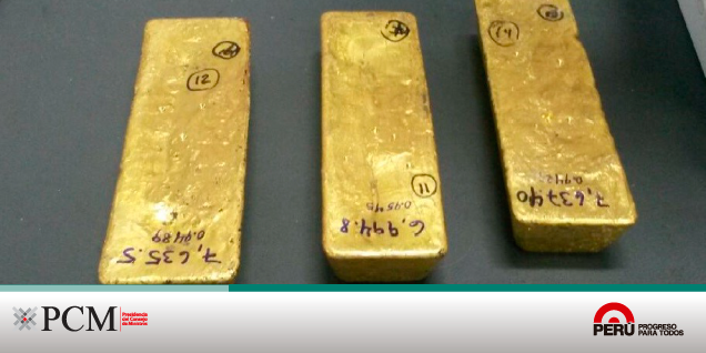 CONABI custodia lingotes de oro valorizados en seis millones de nuevos soles incautados a “Peter Ferrari”