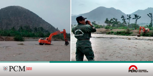 PCM: INDECI monitorea trabajos de limpieza y reforzamiento de defensas ribereñas en zonas afectadas por desborde de río Lurín