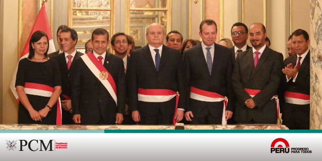 Pedro Cateriano juramentó como Presidente del Consejo de Ministros