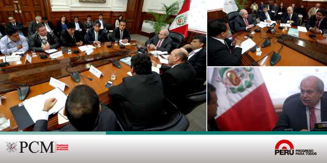 Presidente del Consejo de Ministros se reúne con alcaldes distritales de Ayacucho, Cusco y Junín