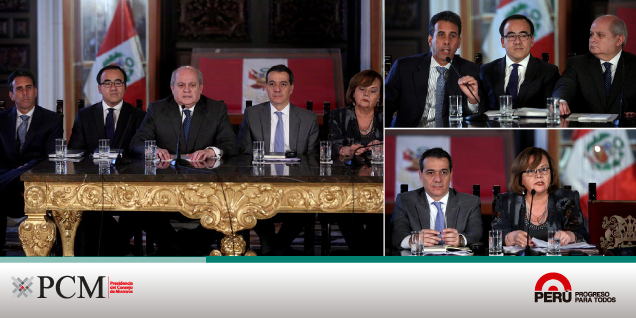 Pedro Cateriano: “Confío en que el Parlamento conceda la delegación de facultades para seguir trabajando en beneficio de todos los peruanos”