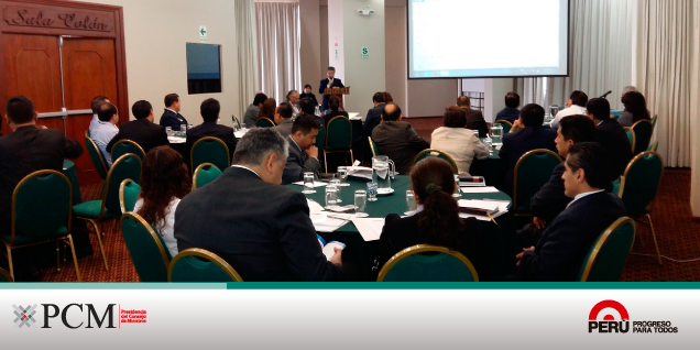 PCM organizo taller sobre Política Nacional de Gestión del Riesgo de Desastres