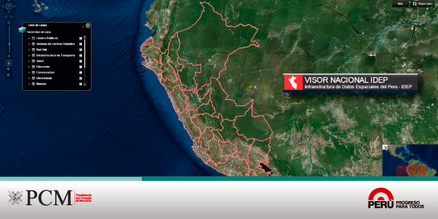 Oficina Nacional de Gobierno Electrónico e Informática presentó portal de Datos Espaciales del Perú