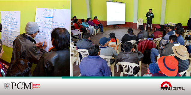 Oficina de Diálogo de la PCM capacita a autoridades y dirigentes comunales de Ancash en prevención de conflictos