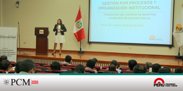 Capacitan a más de 300 funcionarios del Gobierno Regional de Piura en gestión por procesos