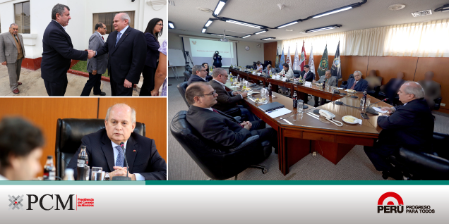 Pedro Cateriano visita junto a periodistas instalaciones de la DINI