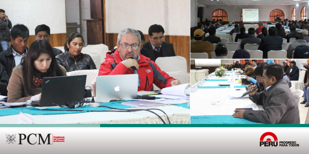Alto Comisionado de la PCM evalúa avances en proyectos de inversión pública sobre remediación ambiental en Puno