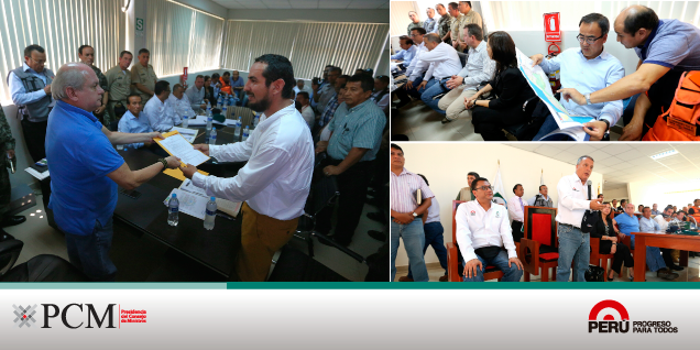 Presidente del Consejo de Ministros supervisó en Tumbes medidas de prevención multisectoriales por Fenómeno El Niño