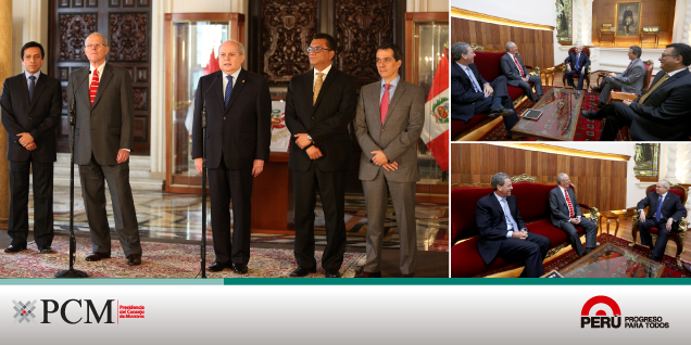 Pedro Cateriano se reunió con Pedro Pablo Kuczynski