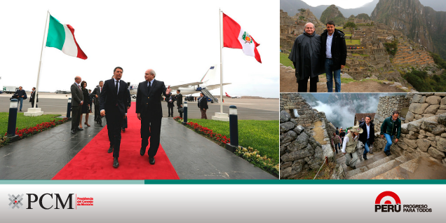Pedro Cateriano: Visita de Matteo Renzi fortalece relaciones bilaterales con Italia