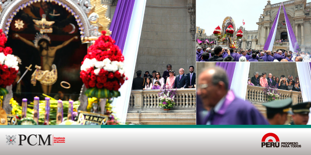 Presidente del Consejo de Ministros rindió homenaje al Señor de los Milagros