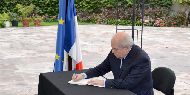 PCM expresa condolencias a pueblo francés por trágicos sucesos