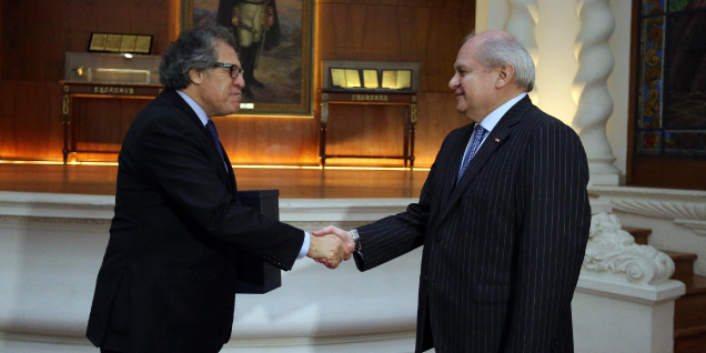 Pedro Cateriano se reunió con el Secretario General de la OEA