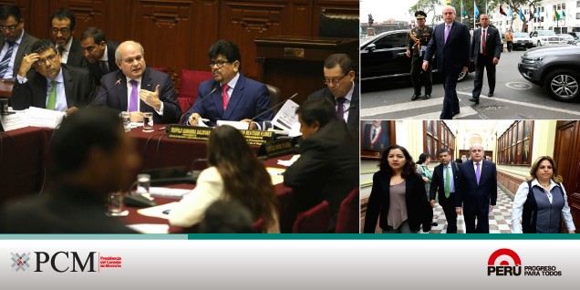 Pedro Cateriano sustenta presupuesto de la PCM para el año fiscal 2016