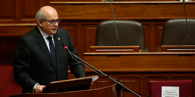 Jefe del Gabinete sustenta presupuesto de la PCM para el año fiscal 2016