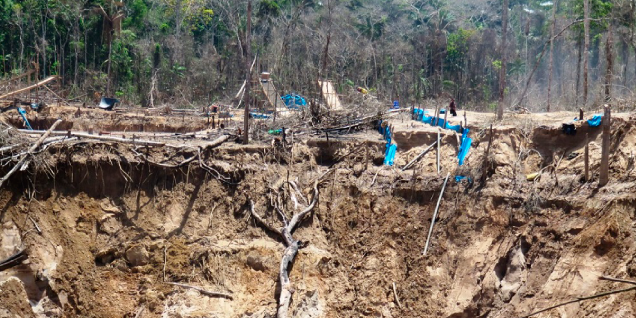 En operativo contra la minería ilegal destruyen 86 campamentos en Madre de Dios
