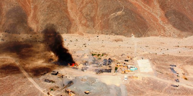 Destruyen campamentos y equipos diversos valorizados en más de US$ 4 millones durante operativo contra la minería ilegal en Ica