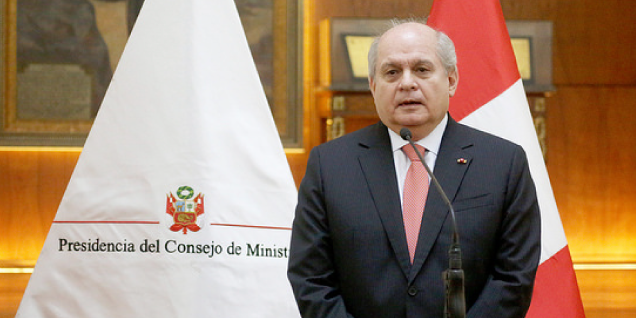 Jefe del Gabinete exhorta al Congreso debatir proyecto de ley en beneficio de gobiernos regionales y locales