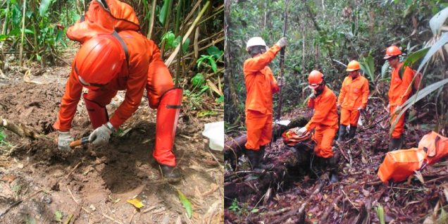 Desactivan pozos enterrados con carga explosiva en Valle de Santa Cruz, región Junín
