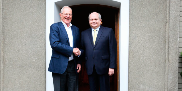 Jefe del Gabinete se reunió con el presidente electo Pedro Pablo Kuczynski