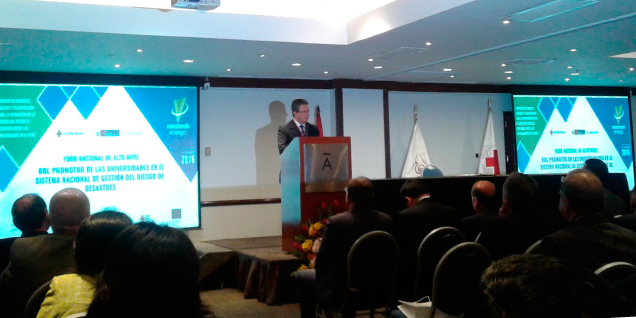 Organizan Foro Nacional de Alto Nivel sobre rol de universidades en la gestión del riesgo del desastre