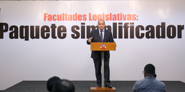 Fernando Zavala: Gobierno aprueba primer paquete simplificador de trámites en beneficio de los ciudadanos