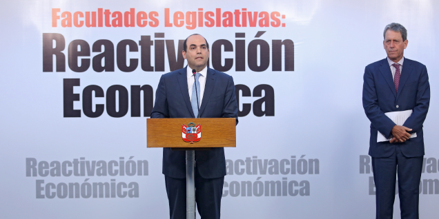 Jefe del Gabinete anuncia medidas para la reactivación y generación de empleo y oportunidades en todas las regiones del país