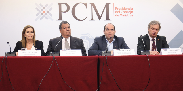 Premier Fernando Zavala reafirma compromiso del Gobierno con reforma educativa pero en clima de unidad y paz