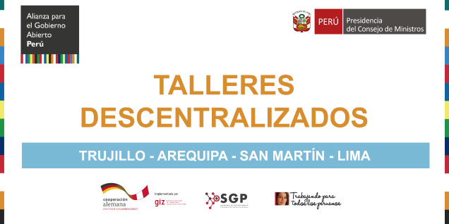 Secretaría de Gestión Pública de la PCM convoca a taller descentralizado en Trujillo