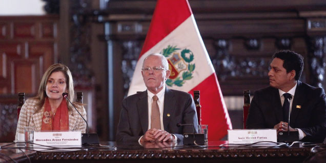 Mercedes Aráoz: Necesitamos ser socios activos en el trabajo para la recuperación de necesidades básicas de la población