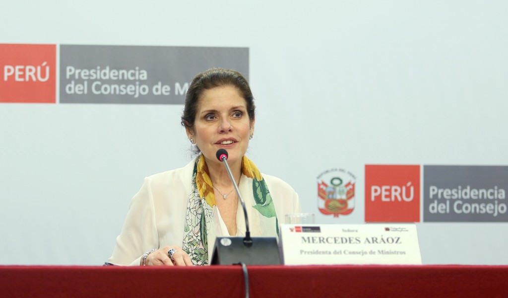 Mercedes Aráoz presentará mañana al Congreso pedido de facultades legislativas delegadas