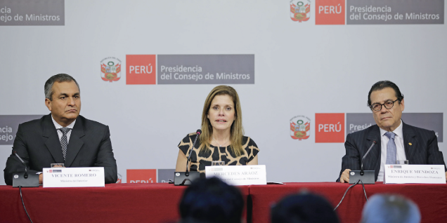 Mercedes Aráoz: Corresponde al Gabinete apoyar al presidente en el camino hacia la reconciliación nacional